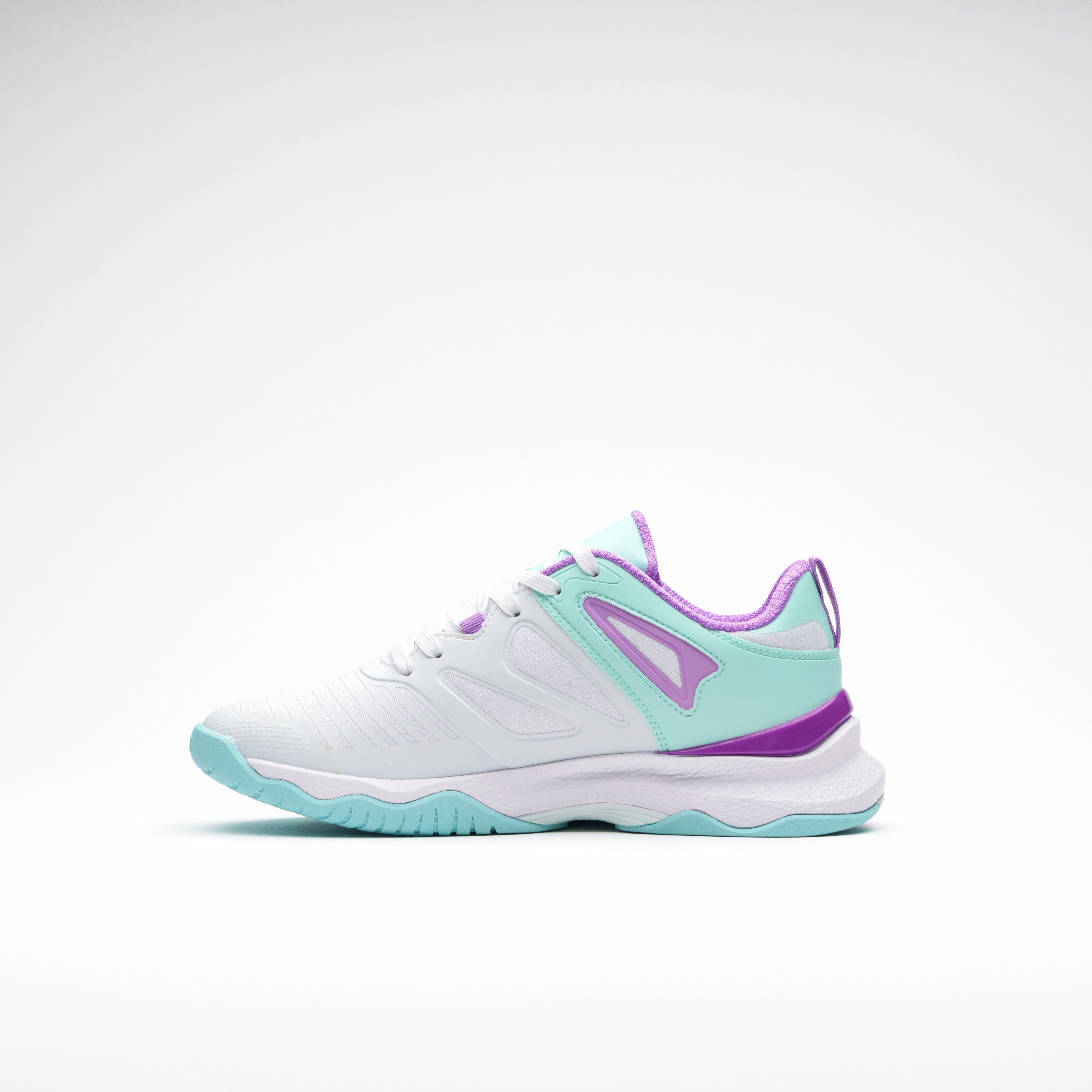 Impact Shoe White/Aqua/Purple - Senior