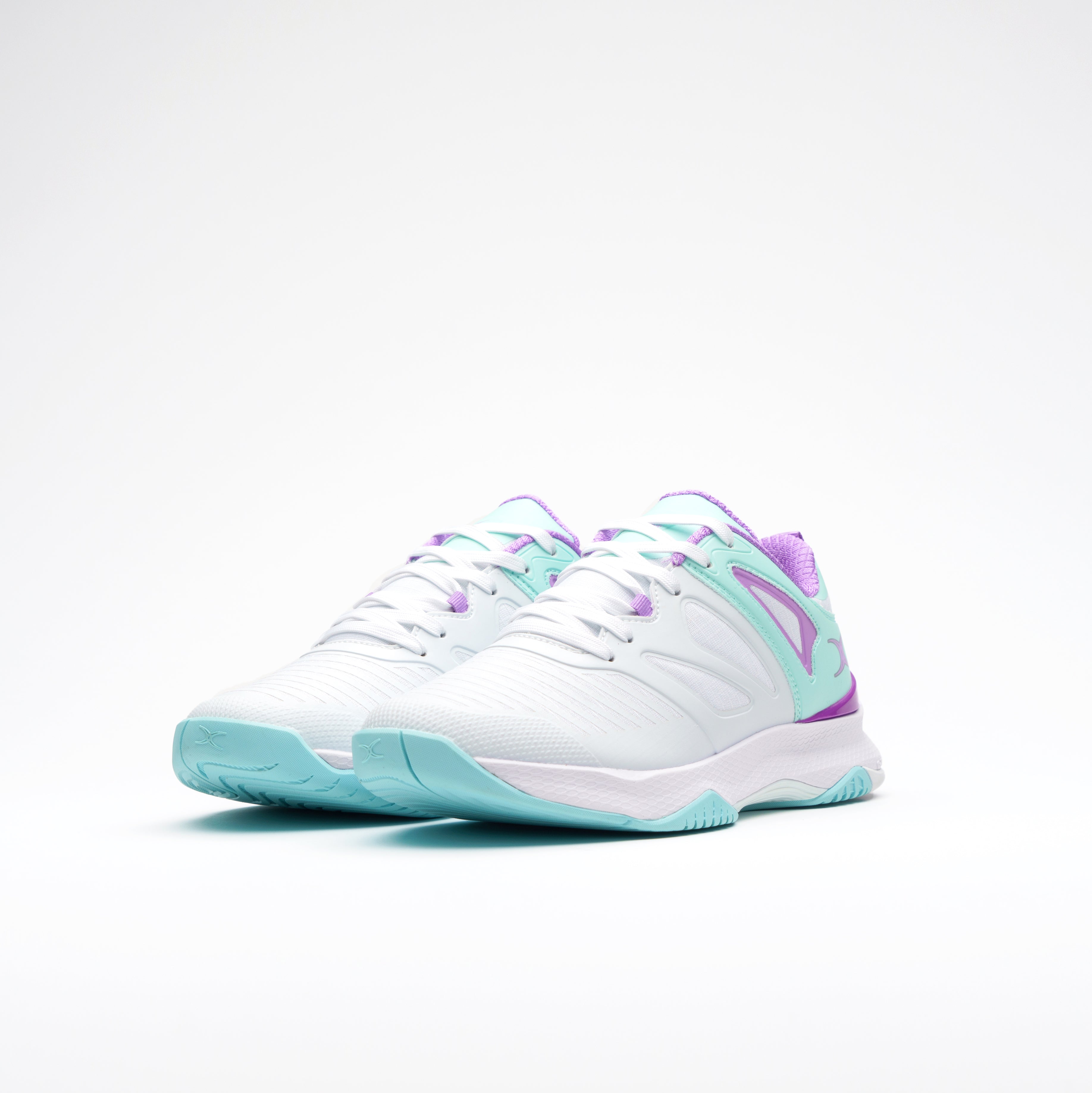 Impact Shoe White/Aqua/Purple - Senior