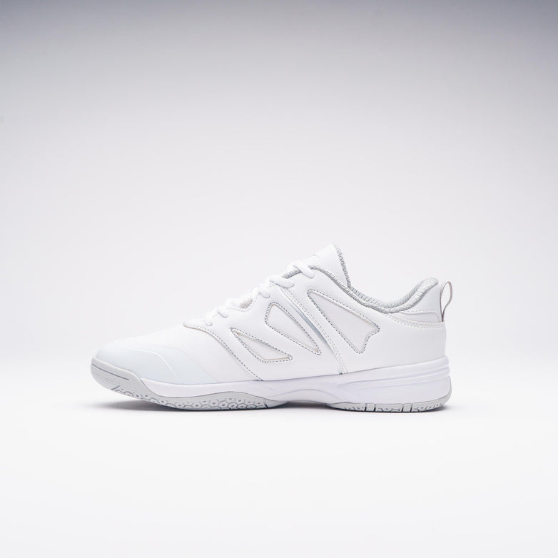 NSCC24Shoes Gilbert Netball Volt Shoe White Silver, Instep